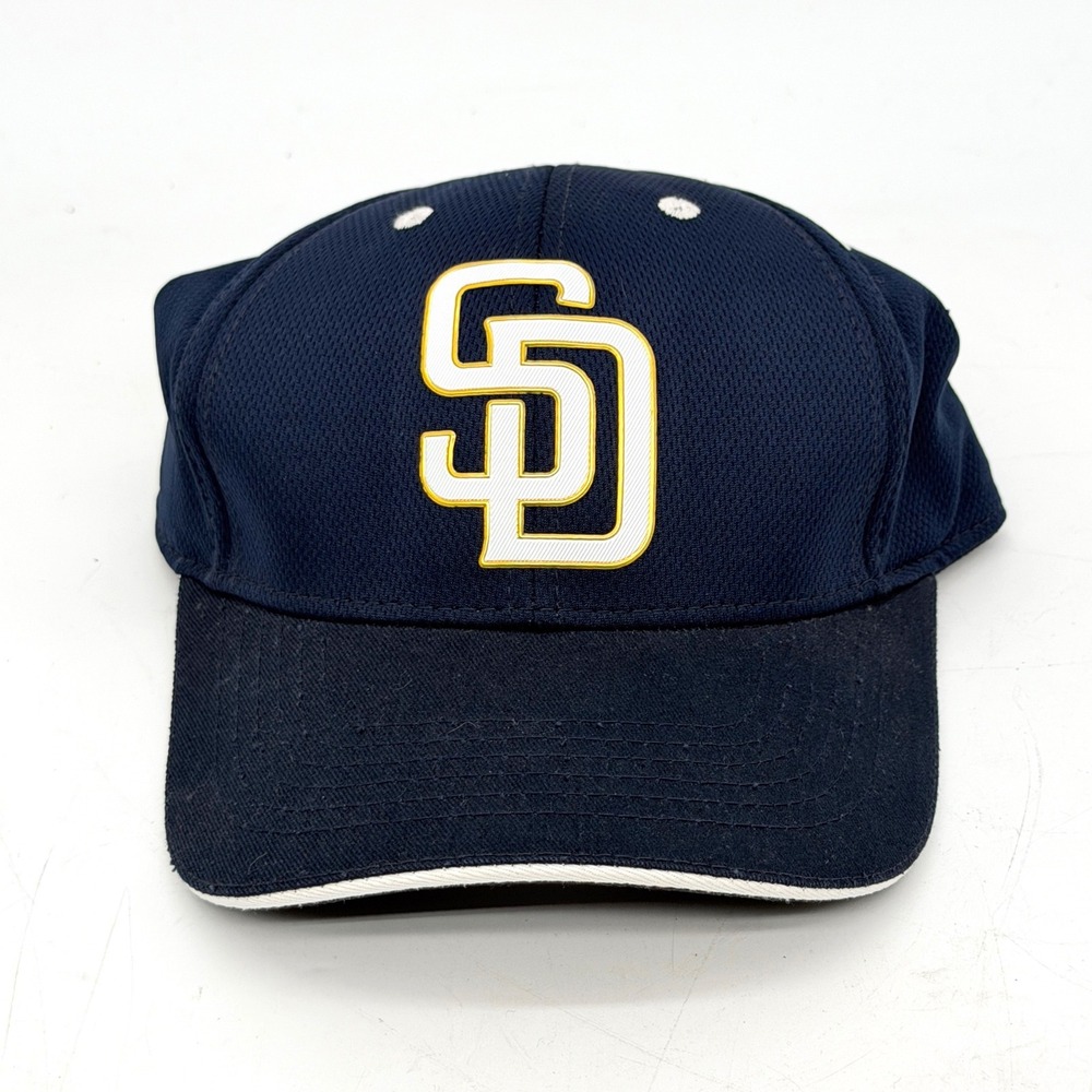 MLB San Diego Padres Hat Navy Blue Adjustable Baseball Cap SD Logo BDA